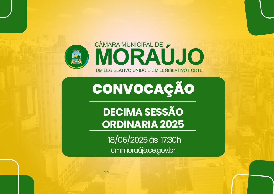 Convocação Sessão Ordinária - 18/06/2025